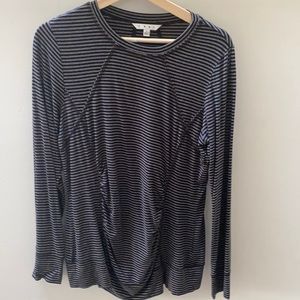 Cabi rouched long sleeve tee